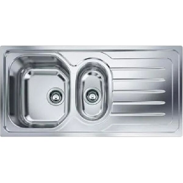 franke lavello cucina 1 vasca e 1/2 acciaio inox incasso 100 cm 101.0180.243