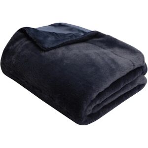 Leroy Merlin Coperta Caresse, blu, 120x 150 cm