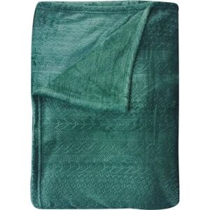 Leroy Merlin Plaid Glamour, verde, 150x 200 cm