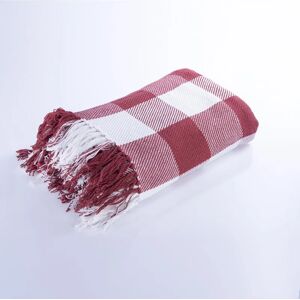 Leroy Merlin Plaid in Cotone A240-check, rosso, 160x 240 cm