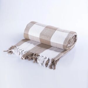 Leroy Merlin Coperta in Cotone plaid, marrone, 160x 240 cm