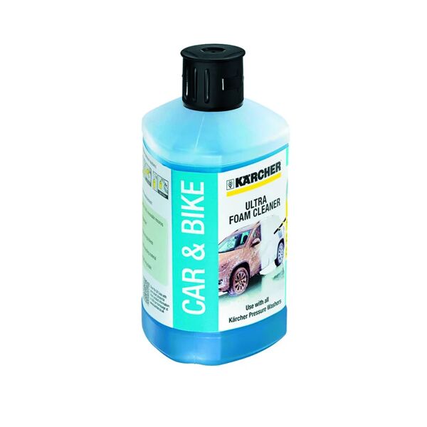 karcher detergente per idropulitrice  ultra foam cleaner 3 in 1 auto e moto 1 l