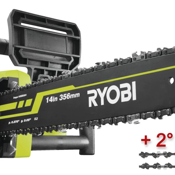 ryobi elettrosega  rcs1935b2c + catena di ricambio, 1900 w barra da 35 cm