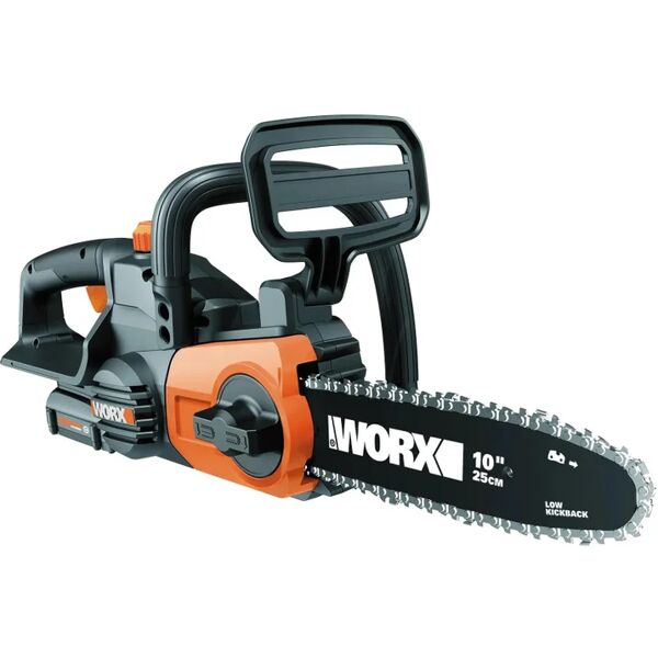 worx motosega a batteria  wg322e 20v barra da 25 cm, 1 batteria inclusa