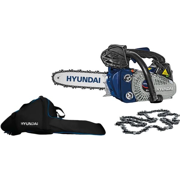 hyundai motosega a scoppio, 2 tempi  ys-2512, 25.4 cc barra da 25 cm