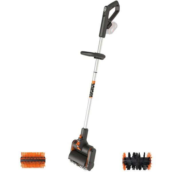 worx pulitore per patio  multi spazzola a batt c/macchina wg441e.