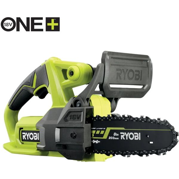 ryobi motosega a batteria  compatta 18v barra da 20 cm, batteria non inclusa