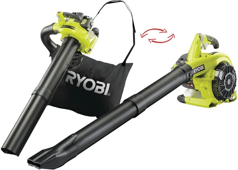 ryobi soffiatore aspiratore a benzina a scoppio 2 tempi  rbv26b, 26 cc