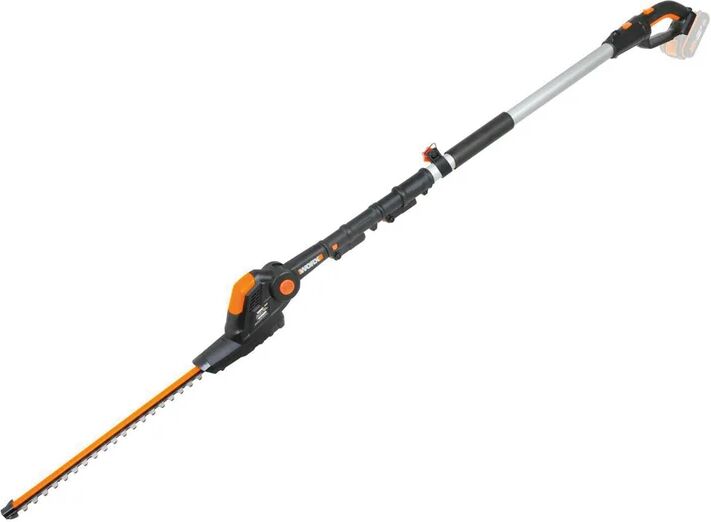 worx tagliasiepi ad asta a batteria  wg252e.9 20v batteria non inclusa