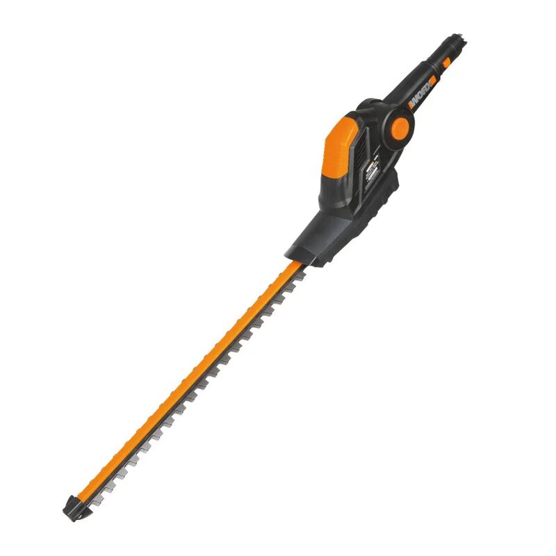 worx tagliasiepi ad asta a batteria  wa0308 20v batteria non inclusa