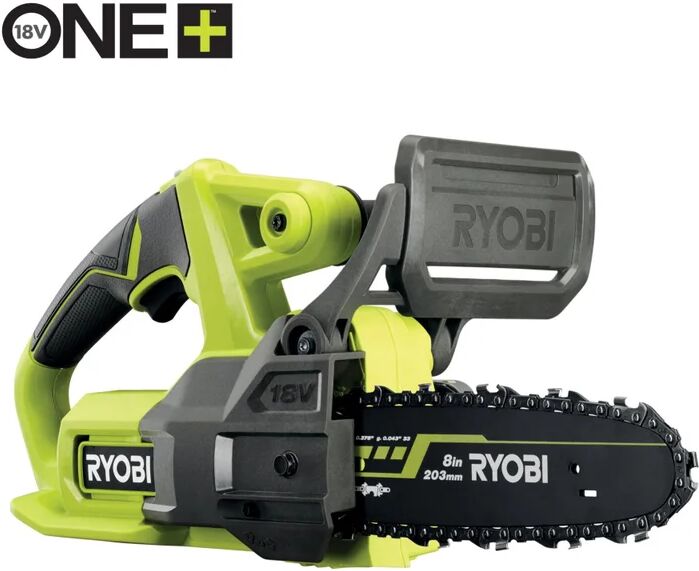 ryobi motosega a batteria  compatta 18v barra da 20 cm, batteria non inclusa