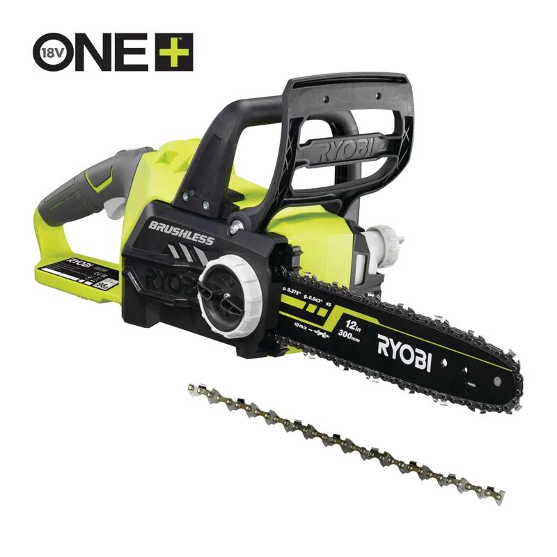 ryobi motosega a batteria  elet 18v barra da 30 cm, batteria non inclusa