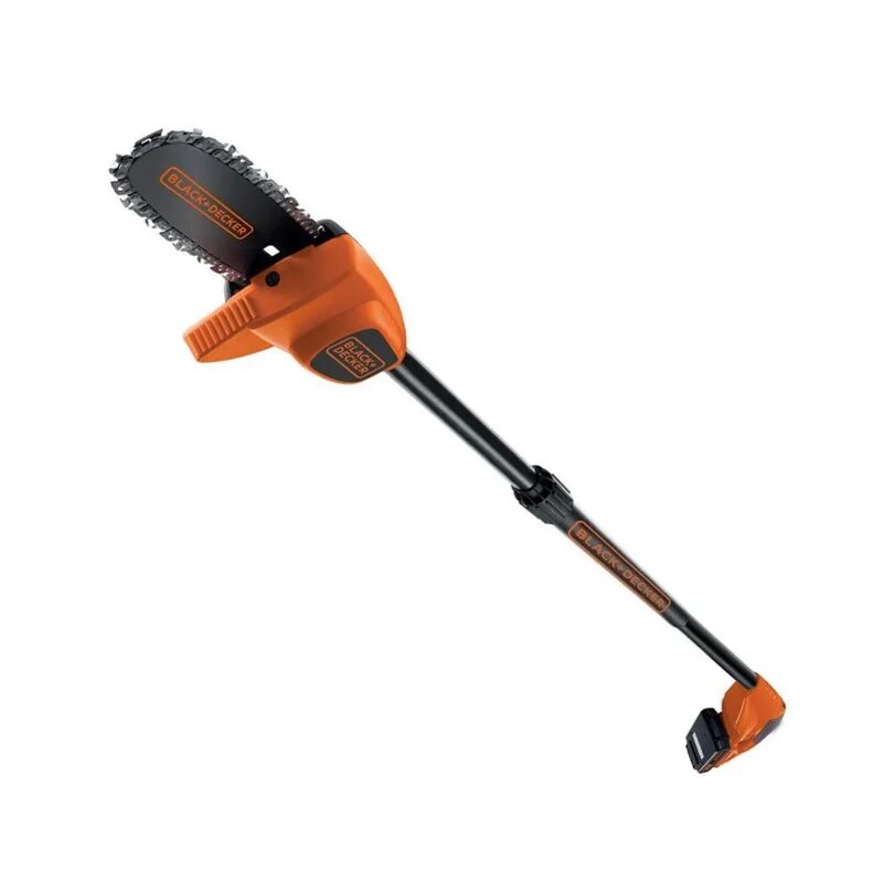 segaccio da potatura 18v batteria 2 ah + caricabatteria manico telescopico 2,92m max black & decker gpc1820l20