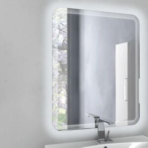 BADEN HAUS Specchio con illuminazione integrata bagno rettangolare Liverpool L 74 x H 90 cm
