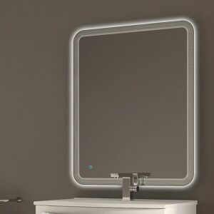 BADEN HAUS Specchio con illuminazione integrata bagno rettangolare L 74 x H 90 cm