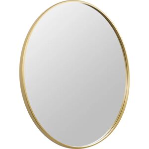SENSEA Specchio con cornice da parete tondo dorato Ø 80 cm