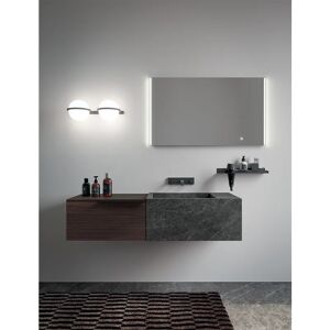 Leroy Merlin Specchio con illuminazione integrata bagno rettangolare Eklettica L 85 x H 70 cm