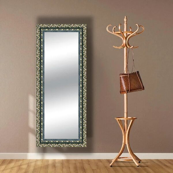 leroy merlin specchio con cornice da parete e da terra rettangolare traforata oro 70 x 170 cm