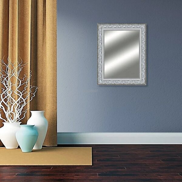 leroy merlin specchio con cornice da parete rettangolare asia bianco 70 x 90 cm