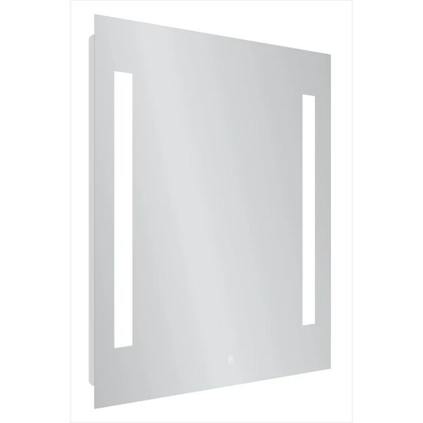 sensea specchio con illuminazione integrata bagno rettangolare easy l 60 x h 70 cm