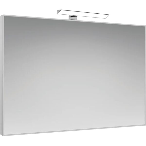 leroy merlin specchio con illuminazione integrata bagno rettangolare frame l 70 x h 90 cm