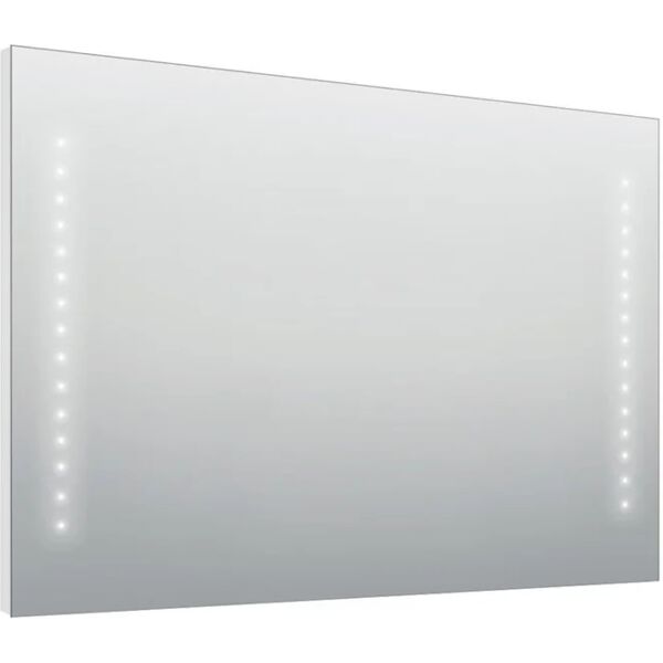 sensea specchio con illuminazione integrata bagno rettangolare hollywood l 100 x h 70 cm