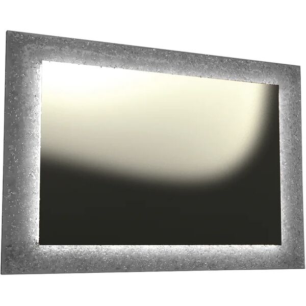 leroy merlin specchio con illuminazione integrata bagno rettangolare l 90 x h 62 cm