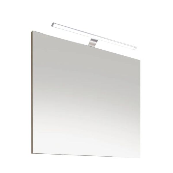 pelipal specchio con illuminazione integrata bagno rettangolare l 80 x h 70 cm