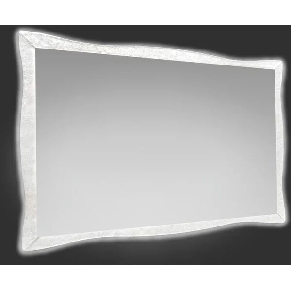 leroy merlin specchio con illuminazione integrata bagno rettangolare rock l 120 x h 70 cm