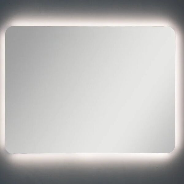 leroy merlin specchio con illuminazione integrata bagno rettangolare still 100x70 l 100 x h 70 cm