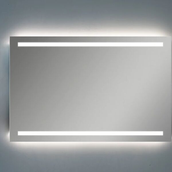 leroy merlin specchio con illuminazione integrata bagno rettangolare contact l 110 x h 70 cm