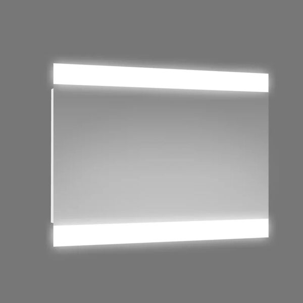 leroy merlin specchio con illuminazione integrata bagno rettangolare zone l 70 x h 90 cm