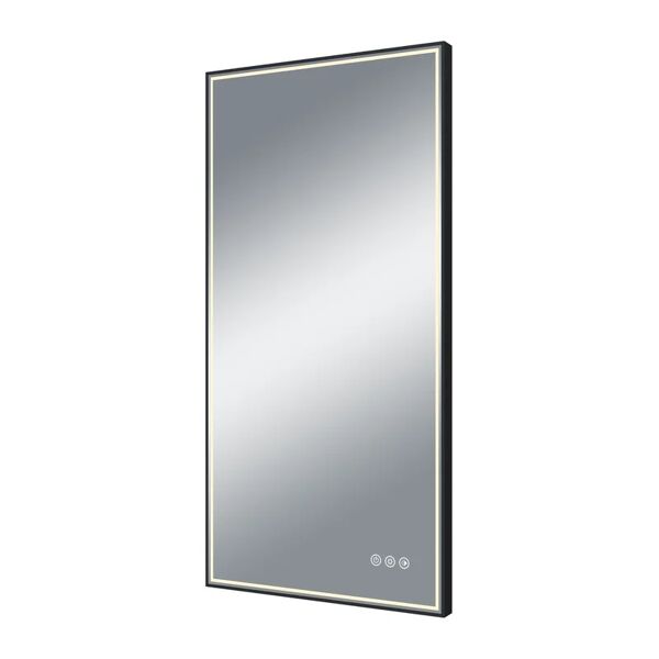 sensea specchio con illuminazione integrata bagno rettangolare l 45 x h 90 cm