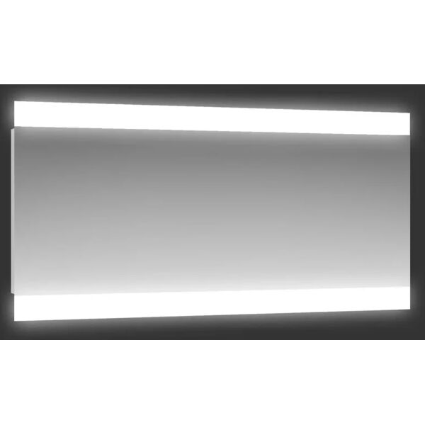 leroy merlin specchio con illuminazione integrata bagno rettangolare retroil l 135 x h 70 cm