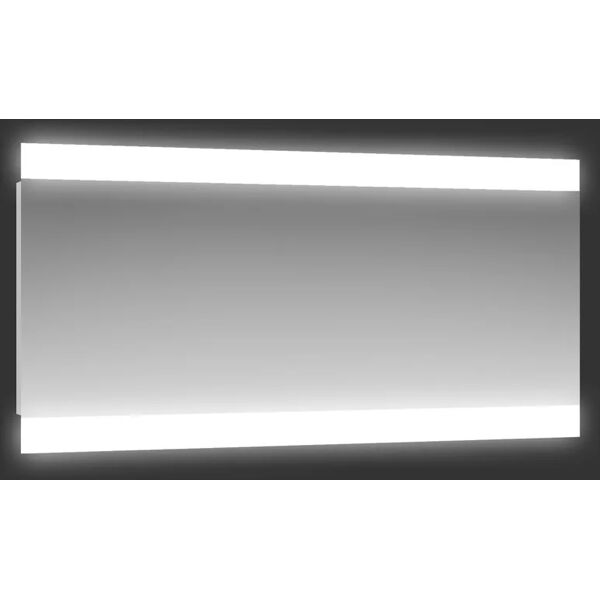 leroy merlin specchio con illuminazione integrata bagno rettangolare retroil l 160 x h 70 cm