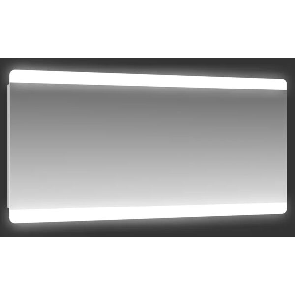 leroy merlin specchio con illuminazione integrata bagno rettangolare retroil l 140 x h 70 cm