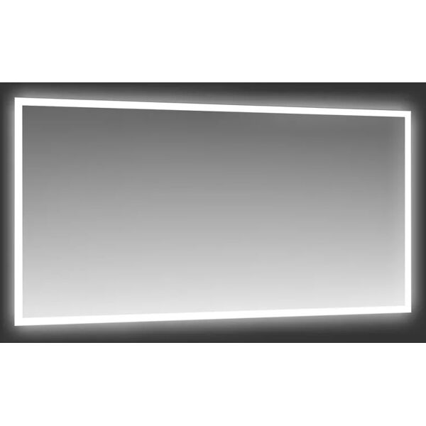 leroy merlin specchio con illuminazione integrata bagno rettangolare retroil l 160 x h 70 cm