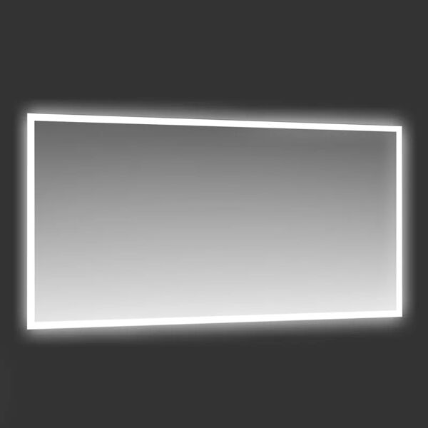 leroy merlin specchio con illuminazione integrata bagno rettangolare retroil l 175 x h 70 cm