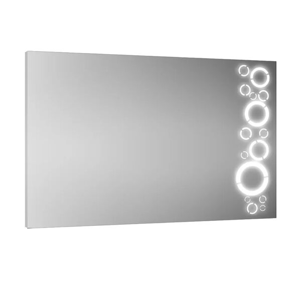 leroy merlin specchio con illuminazione integrata bagno rettangolare retroil l 120 x h 70 cm