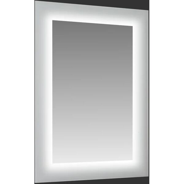 leroy merlin specchio con illuminazione integrata bagno rettangolare l 62 x h 90 cm