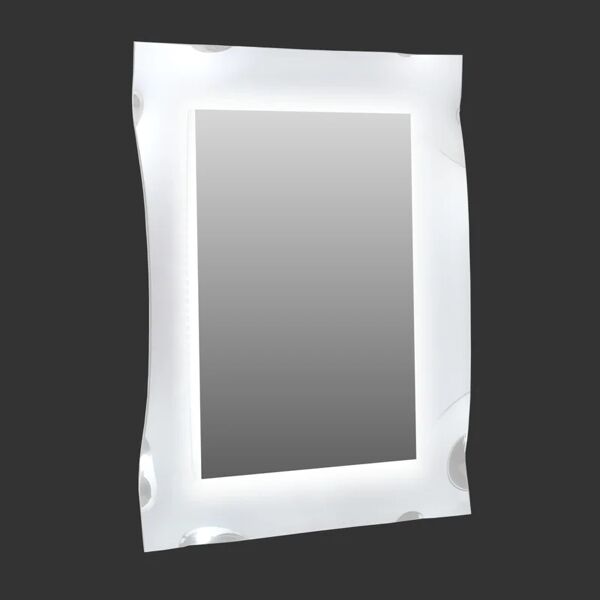 leroy merlin specchio con illuminazione integrata bagno rettangolare l 69 x h 89 cm