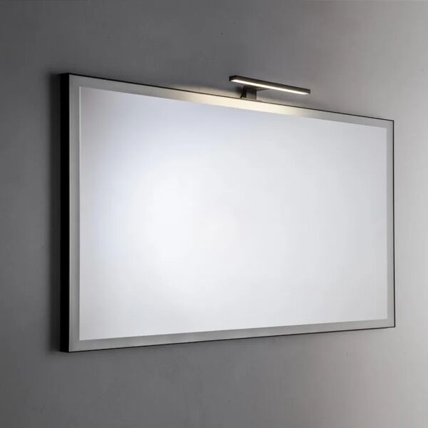 leroy merlin specchio con illuminazione integrata bagno rettangolare mix l 140 x h 70 cm