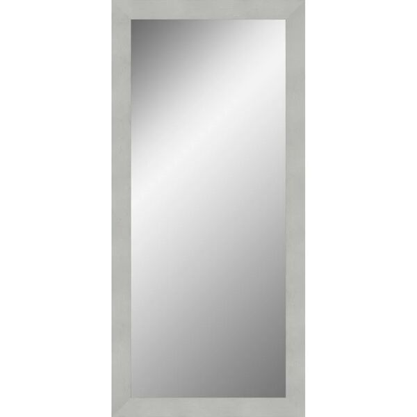 inspire specchio con cornice da parete  rettangolare loft 2 argento