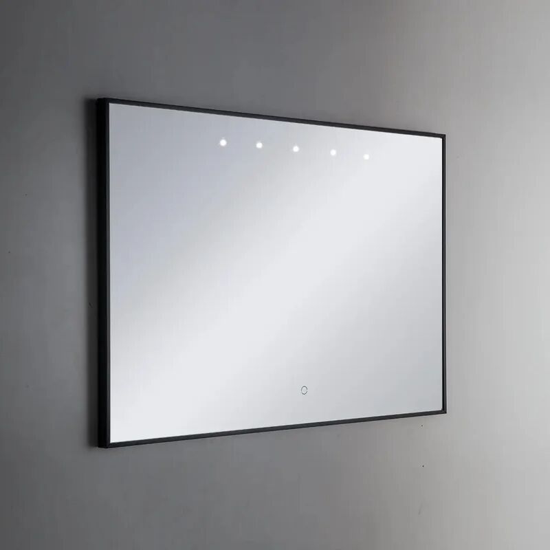 leroy merlin specchio con illuminazione integrata bagno rettangolare fast l 100 x h 70 cm