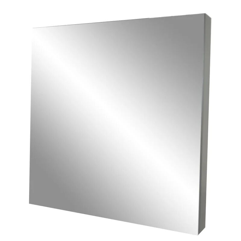 leroy merlin specchio con cornice da parete quadrato modern nero 30 x 30 cm