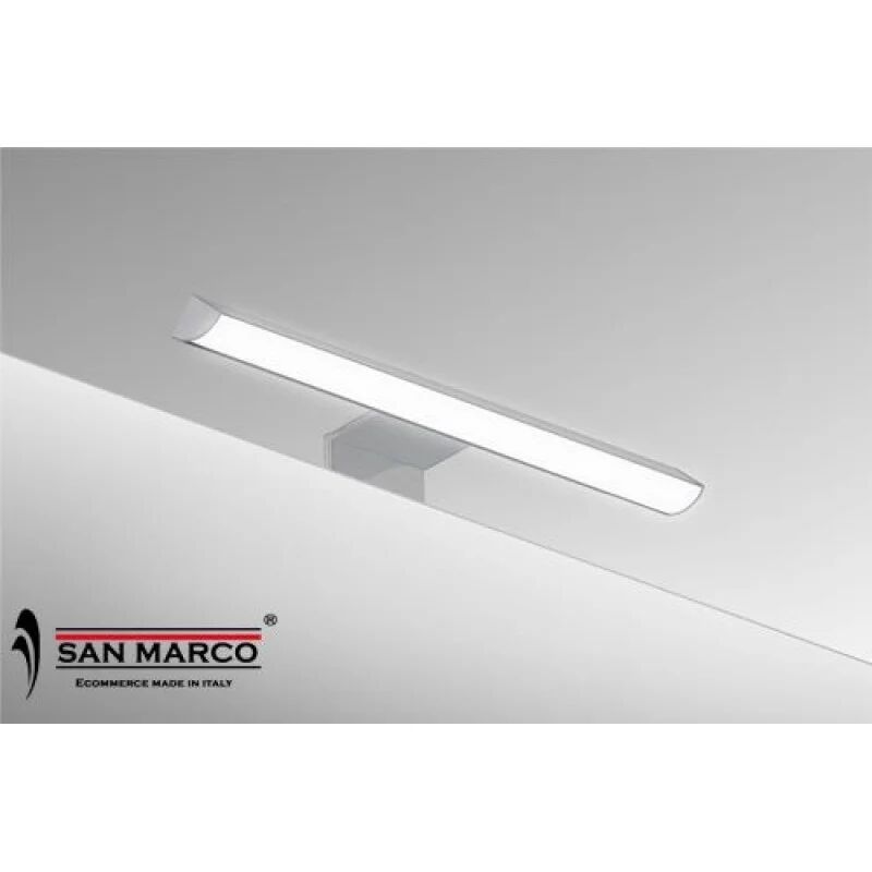 san marco faretto per specchio a led da 20 cm 4w