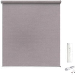 MADECO Tenda a rullo motorizzata filtrante  Eroll grigio 104 x 250 cm