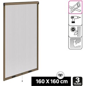 ARTENS Zanzariera avvolgibile  Level 3 per finestra L 160 x H 160 cm bronzo