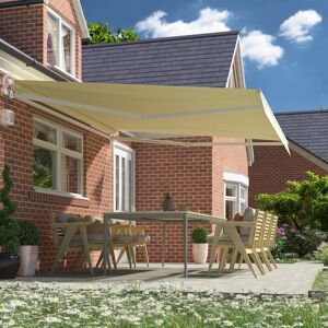 Leroy Merlin Tenda da sole a bracci estensibili, motorizzato mod. C175, L 4 x 3 m beige