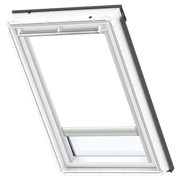 velux tenda per finestra da tetto oscurante  dkl f06 1025 l 66 x h 118 cm bianco